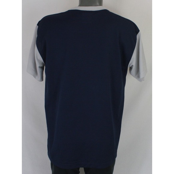 Vintage New York Yankees Nike Script Spell Out Blue Jersey Shirt Mens L - Picture 3 of 4